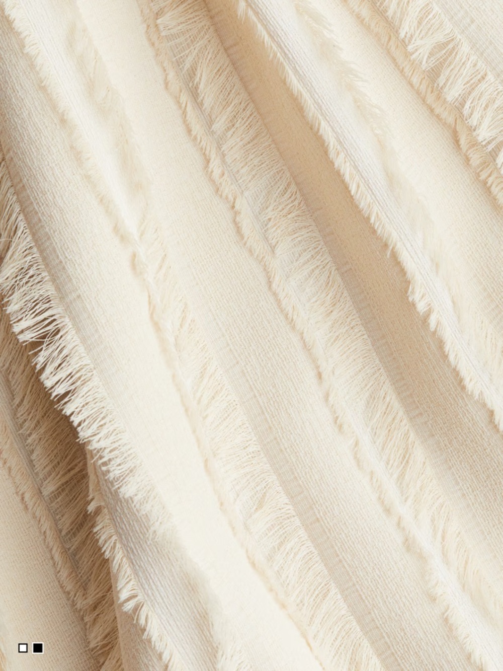 H&M Cream Textured Maxi Slip Dress - Picture 4 of 11